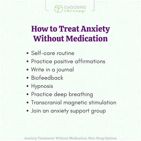 Can I cure my anxiety without medication?
