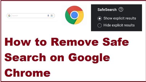 Can I delete SafeSearch?