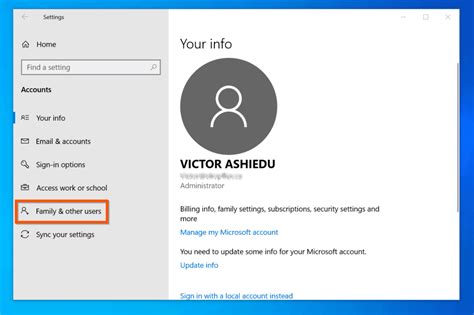 Can I delete admin account on Windows 10?