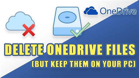 Can I delete files from my computer without deleting them from OneDrive?