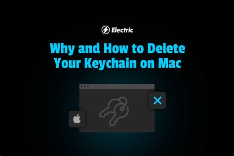 Can I delete keychain on Mac?