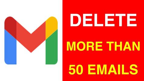 Can I delete more than 50 emails at a time in Gmail?