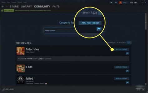 Can I download games on friends Steam account?
