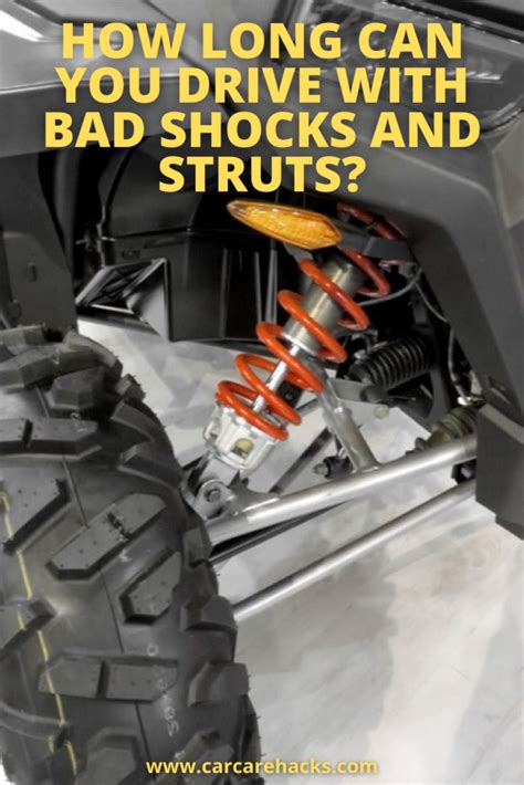 Can I drive with bad shocks?