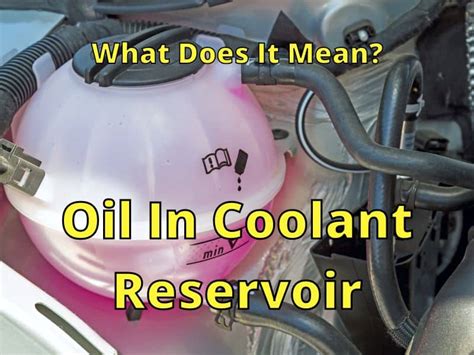 Can I drive with oil in coolant?