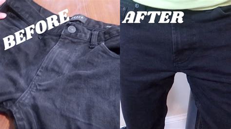 Can I dye my faded black jeans black?