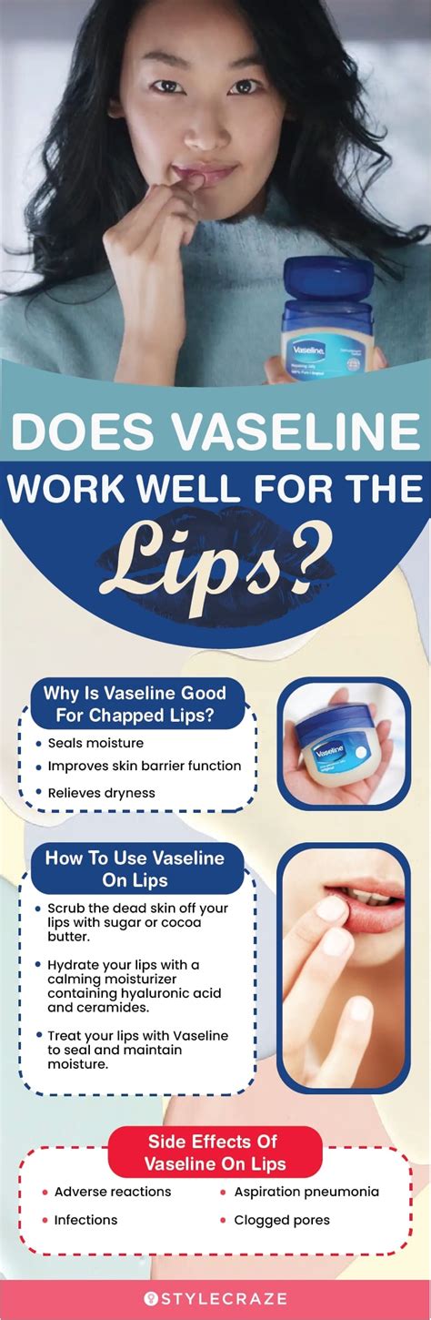 Can I eat after applying Vaseline on lips?