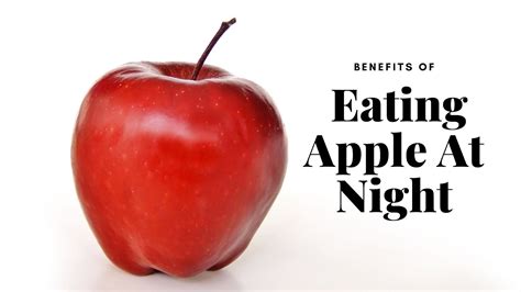 Can I eat apple at night?