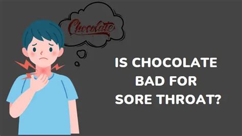 Can I eat chocolate with a sore throat?