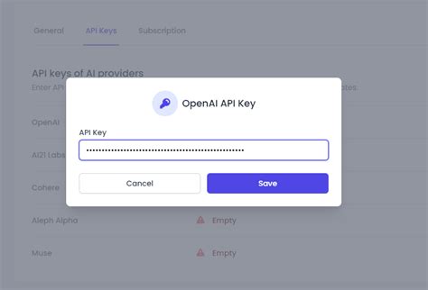 Can I email an API key?