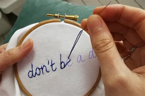 Can I embroider without a hoop?