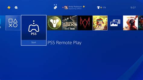 Can I enable remote play on PS app?