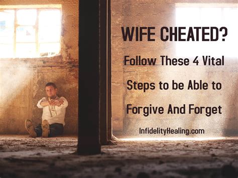 Can I ever forgive my wife for cheating?