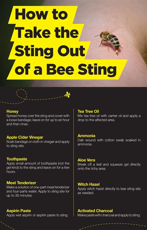 Can I exercise with a bee sting?