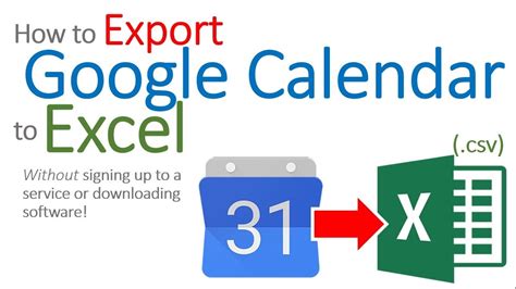 Can I export calendar to Excel?