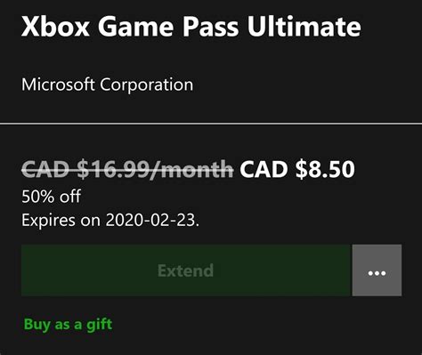 Can I extend my game pass Ultimate?