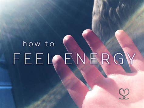 Can I feel people's energy?