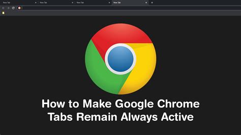 Can I force a Chrome tab to always be active?