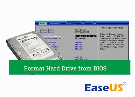 Can I format a drive from BIOS?