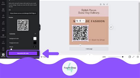 Can I generate a QR code in Canva?