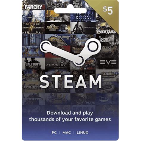 Can I get $5 Steam card?