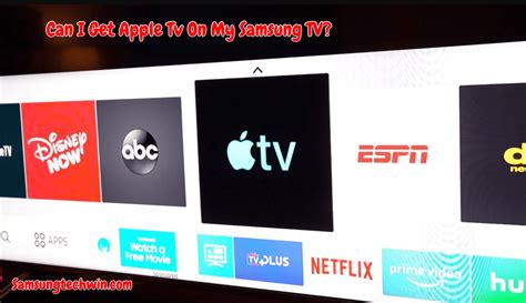 Can I get Apple TV on my Samsung TV?
