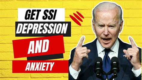 Can I get SSI for anxiety?