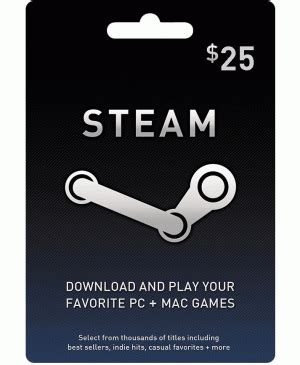 Can I get a $25 steam card?