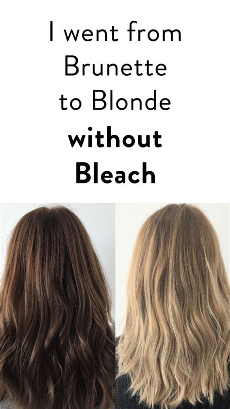 Can I get blonde hair without bleach?