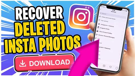 Can I get deleted photos back from Instagram?