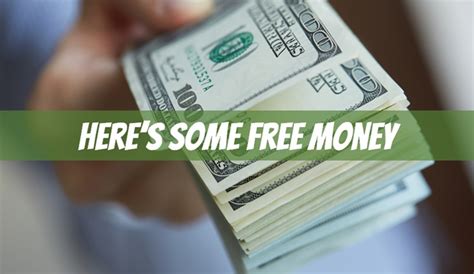 Can I get free money?