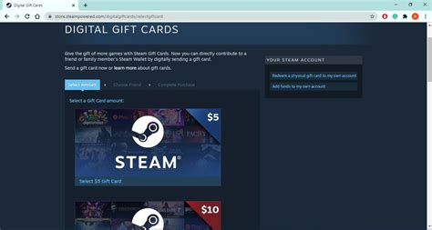 Can I gift Steam money?
