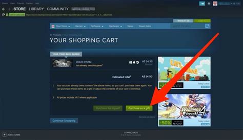 Can I give my games on Steam?