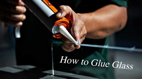 Can I glue glass to glass?
