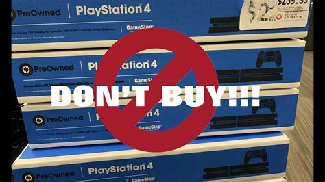 Can I go to GameStop and sell my PS4?