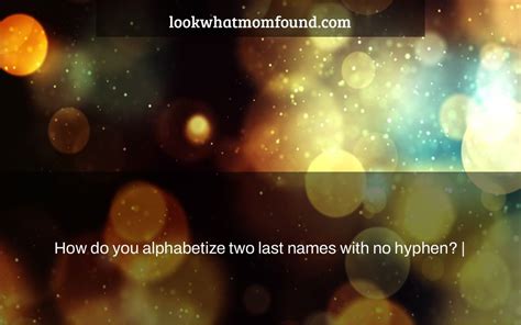 Can I have 2 last names without a hyphen?