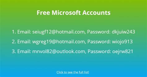 Can I have a free Microsoft account?