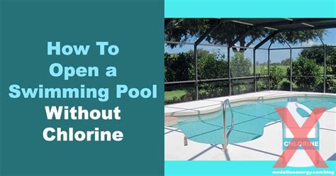 Can I have a pool without chlorine?