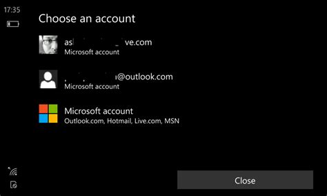 Can I have two Microsoft accounts on my Iphone?