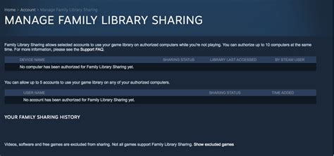 Can I hide games on Steam Family sharing?