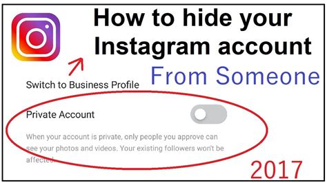 Can I hide my Instagram account?