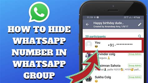 Can I hide my WhatsApp number?