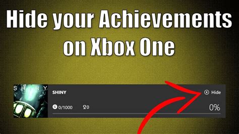 Can I hide my Xbox achievements?