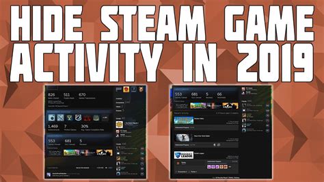 Can I hide my activity on Steam?