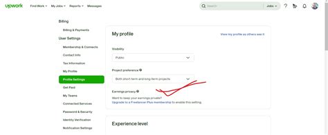 Can I hide my city on Upwork?