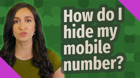 Can I hide my mobile number when calling another mobile?