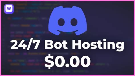 Can I host Discord bot for free?