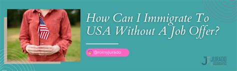 Can I immigrate to USA without a job?