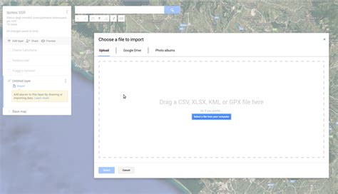 Can I import a CSV into Google Maps?