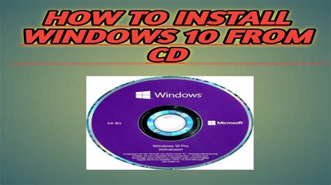 Can I install Windows 10 from DVD drive?